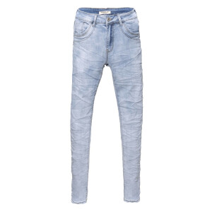 Jewelly Damen Stretch Jeans im Baggy Boyfriend Schnitt, Perfekter Sitz STYL 9254
