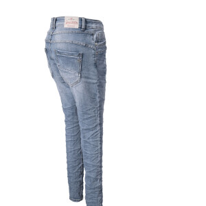 Jewelly Destroyed Damen Jeans im Used Look 26104