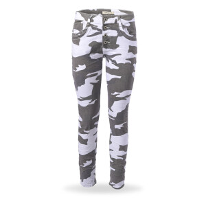 Jewelly Damen Hose Camouflage Baggy Jeans Sommer 2021...